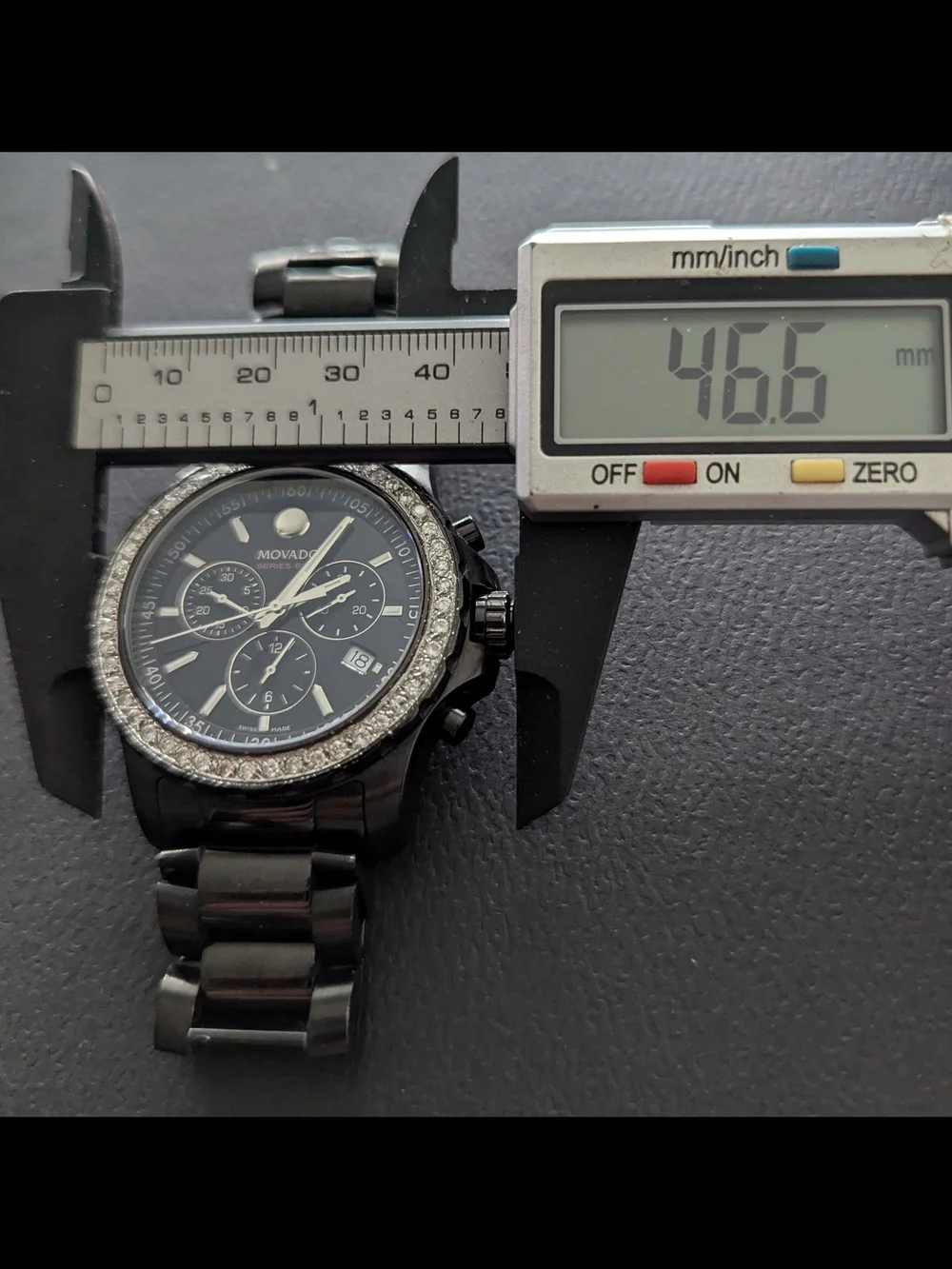 Movado Watch Mens Diamond 800 Series